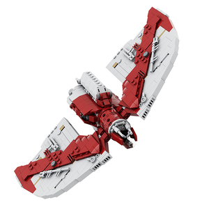 Funbuild yıldız Jedi servisi 2 blok oyuncak savaşları MOC-156153 T-6 mekik yapı taşları oyuncak - Product Image 5