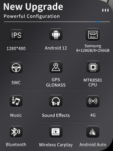 COIKA 8.8AndroidカーGPSナビステレオアウディQ5 2009-2016 IPSタッチスクリーンオーディオプレーヤーカープレイオートマルチメディアステレオ - Product Image 2