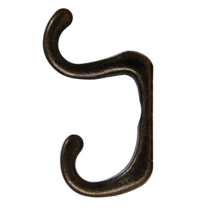 Antique Bronze Kẽm Hợp Kim Nhỏ Treo Móc Cổ Điển Mini Kim Loại Đôi Móc Trang Sức Hiển Thị Giá Treo Móc Vòng Cổ Chủ - Product Image 2