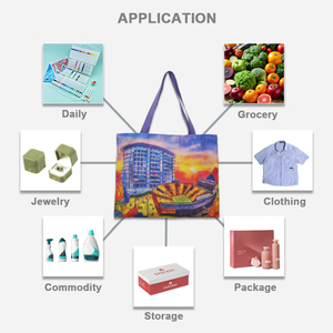 Bán buôn có thể in bao bì nhỏ lớn bông vải Tote Túi tùy chỉnh vải tote túi với tùy chỉnh in logo - Product Image 5