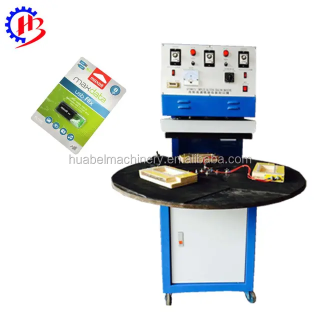 Usb Drive Blister And Paper Card Packing Sealing Machine With Low Price