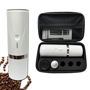 Macchina da caffè elettrica portatile Mini batteria ricaricabile macchina per caffè Espresso in alluminio con funzione di riscaldamento per viaggi Ce OEM 90 5v - Product Image 2