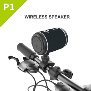 P1 IPX7 ile su geçirmez 10W kablosuz hoparlör yeni taşınabilir açık bisiklet Woofer FM/TF/USB uzaktan ve ses kontrolü ev kullanımı için - Product Image 2