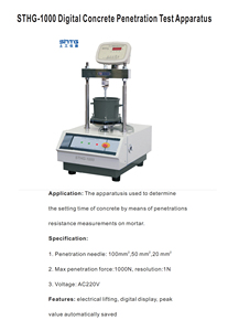STHG-<strong>1000</strong> <strong>Digital</strong> Concrete Penetration Test Apparatus Determine the Setting Time of Concrete - Product Image 4