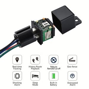 Dispositivo de encendido de monitor remoto seguro SinoTrack, rastreador GPS de límite de velocidad de con motor de corte - Product Image 6