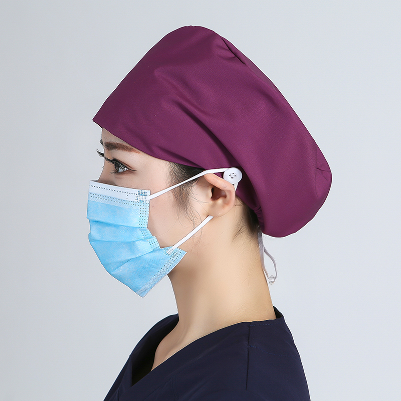 Grape purple polyester cotton
