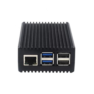 Carcasa metálica Raspberry Pi 5, carcasa de aleación de aluminio, carcasa de refrigeración pasiva con disipadores de calor de silicona para Raspberry Pi 5 RPi 5 - Product Image 2