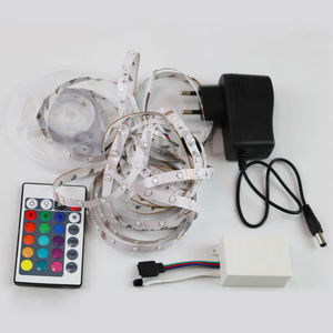 Yüksek kalite ucuz fiyat 12V 5 metre 2835 SMD RGB LED şerit ışık tüm Set Whole uzaktan kumanda LED şerit - Product Image 3