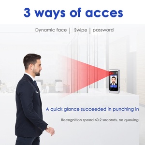 Biometrische dynamische Gesichts gesichts erkennung Zweifrequenz-RFID-Karten funktions erkennung Zugangs kontroll system - Product Image 3