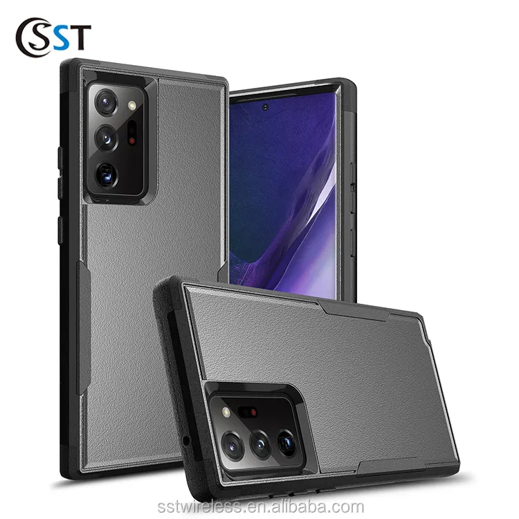 Terbaru Desain 3 In 1 Custom Cell Phone Case Tahan Guncangan untuk Samsun Galaxy Note 20 Ultra Penutup Ponsel Case