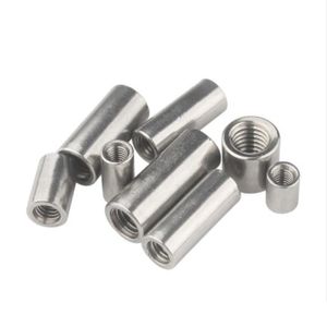 <strong>Coupling</strong> Nuts <strong>M3</strong> M4 M5 M6 M8 Extend Long Round <strong>Coupling</strong> Nut 304 Stainless Steel Lead Screw Connection Nut - Product Image 1