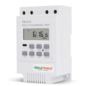 SINOTIMER 30AMP settimanale programmabile digitale temporizzatore relè di controllo 220V Din Rail Mount TM616