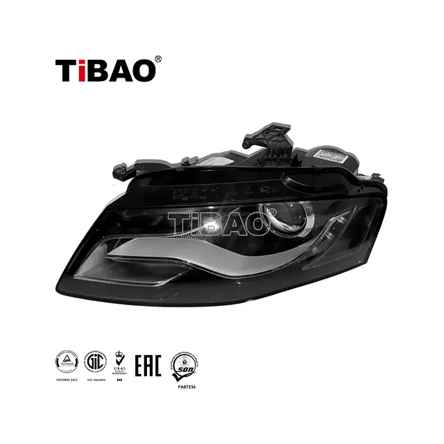 TiBAO-faro delantero de haz Alto y Bajo para coche Audi, lámpara de cabeza e-mark CE para A4 B8 A6 C7 2012 2015 8K0941029C 8K0941029AJ