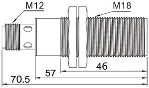 KRONZ U18 Industrial Level IP67 <strong>Ultrasonic</strong> <strong>Sensor</strong> with <strong>Analog</strong> Switching <strong>Output</strong> 4-20V NPN Up/Down Range 50-500mm Distance <strong>Sensor</strong> - Product Image 6