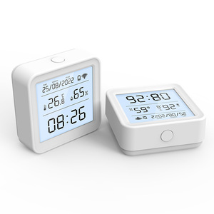 LEDEAST ZTH08 Tuya Mini Zigbee <strong>Temperature</strong> and <strong>Humidity</strong> <strong>Sensor</strong> LCD Display <strong>Temperature</strong> <strong>Humidity</strong> Meter Work with Alexa - Product Image 4