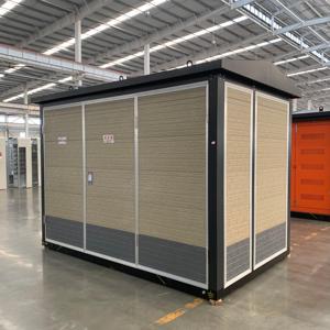 Neues <span class=keywords><strong>Design</strong></span> Kompakt transformator Unter station 10kV Eingang 220V/400V Drei phasen ausgang 50/60Hz Frequenz
