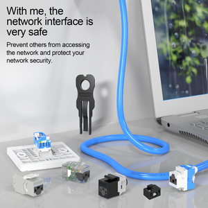 Blocco Anti-disconnessione RJ45 con prevenzione dell'accesso non autorizzato e blocco delle porte inutilizzate per la sicurezza della rete - Product Image 2
