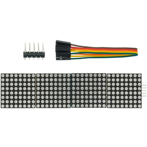 MAX7219ドットマトリックスモジュールマイクロコントローラーモジュール制御モジュール表示モジュール4インチ1ディスプレイ5Pライン - Product Image 4