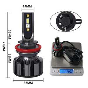 Araba farlar LED farlar H7 renkli ses kontrollü ışıklar kablosuz Bluetooth APP kontrol RGB farlar - Product Image 4