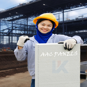 Aac taş boncuk Panneau duvar prefabrik ev için mısır hafif köpük beton paneller