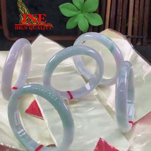 กำไลหยกธรรมชาติแบบไม่มีรอยร้าวของพม่าขายส่งจากโรงงาน - Product Image 2
