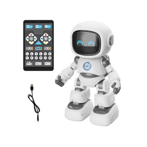 Robot de control remoto de proyección interactiva de 2,4 GHz, juguete con batería recargable programable, robot para caminar y bailar - Product Image 1