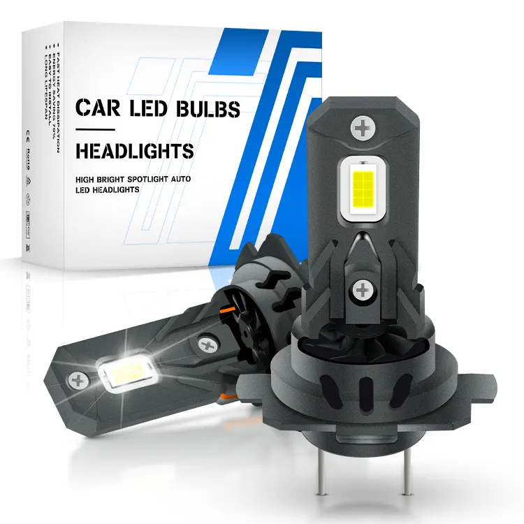 Yeni H7 Led ışık Canbus ampul 6000k 60w Car halojen yedek Mini oto araba farı H7 araba için Led far ampulü