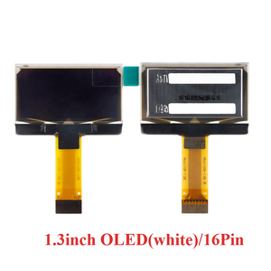 Schermo OLED da 1.3 pollici 1.3 "128*64 LCD Display LED modulo 128x64 SH1106 SPI I2C interfaccia parallela bianco blu 16pin 30pin - Product Image 3