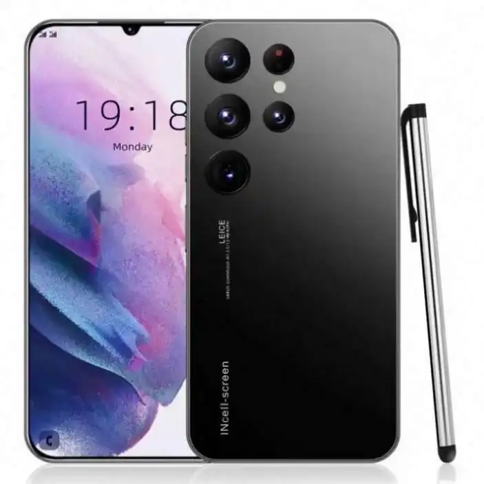 S23 Pro max 6.7 inç ekran cep telefonları CPU: boyut 810 8GB + 256GB 32MP + 50MP camara,6800Ah akıllı cep telefonu