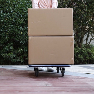 Piattaforma ad alta capacità <span class=keywords><strong>Handtruck</strong></span> PH1501 150KG carico 4 pollici ruote robusta costruzione in acciaio L725xW472xH820mm uso industriale - Product Image 2