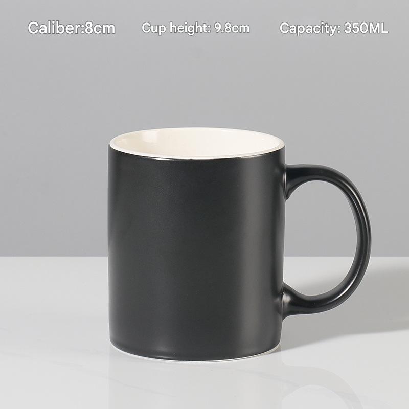 No.22:350ML/12OZ-สีดำด้าน