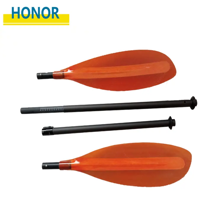 Paleta de Kayak de fibra de carbono ajustable, suministro de fábrica, 4 piezas