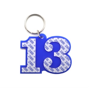 חמוד זטה פי בטא מועדון פרקים קו אקרילי #13 מספר keychain יוונית אותיות פלסטיק בשנה keychain motel keychain motel