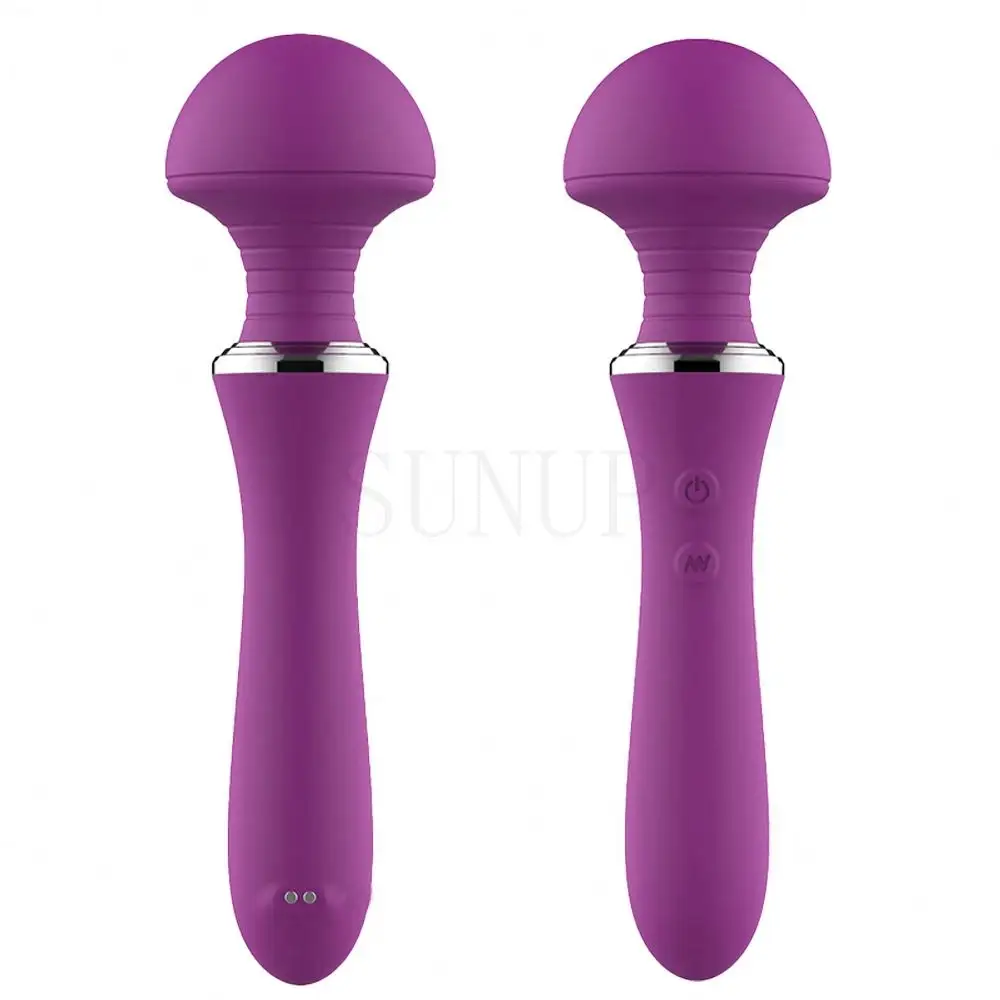 Phụ Nữ Phụ Nữ Cầm Tay Cổ Eo Cơ Thể Massage Cá Nhân Ô Cây Đũa Phép Massager USB Có Thể Sạc Lại Máy Rung