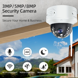 Inicio Cámara inalámbrica inteligente Ip Hd Voz bidireccional Micrófono incorporado Ptz Seguridad Wifi Cámara de red - Product Image 3
