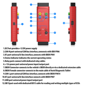 100% Original AUTEL G-BOX 2 Key <strong>Programming</strong> Tool for MB Bmw for All Lost Keys Work Compatible with Autel MaxiIM IM608 / IM508 - Product Image 5