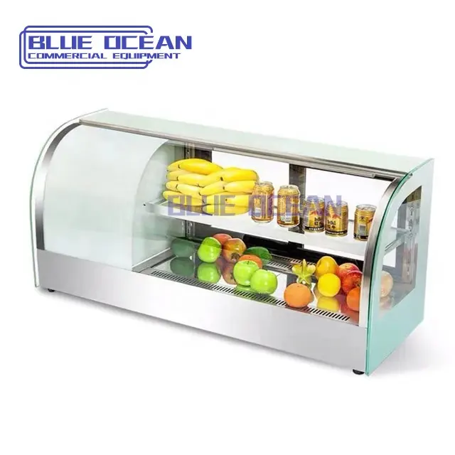 fruit display table top fridge freezer