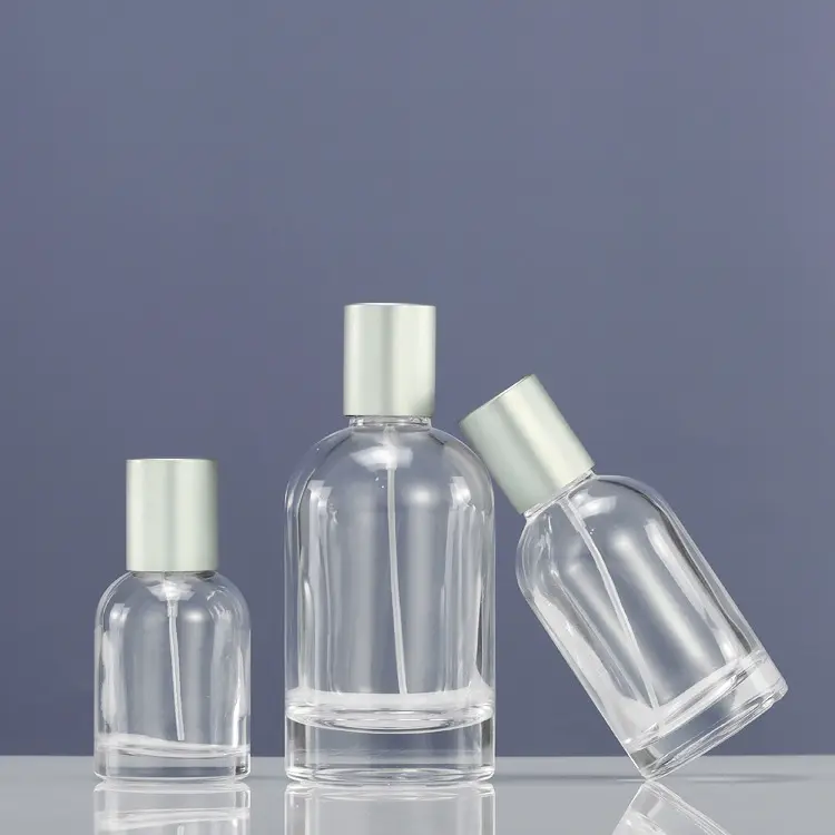 透明ガラス空詰め替え可能30ml 50ml 100mlスプレー製造美しい香水瓶