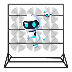 Indoor Education Holo graphische Projektion 3D-Videos Werbung Led Fan 65cm Spleißen HD 3D Holo graphic Display Hologramm Ausrüstung