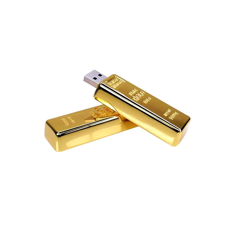 Goldbarren form USB-Flash-Laufwerk USB 4GB 8GB Flash-Speichers tick 32GB 128GB 16GB Benutzer definierter Pen drive USB-Stick