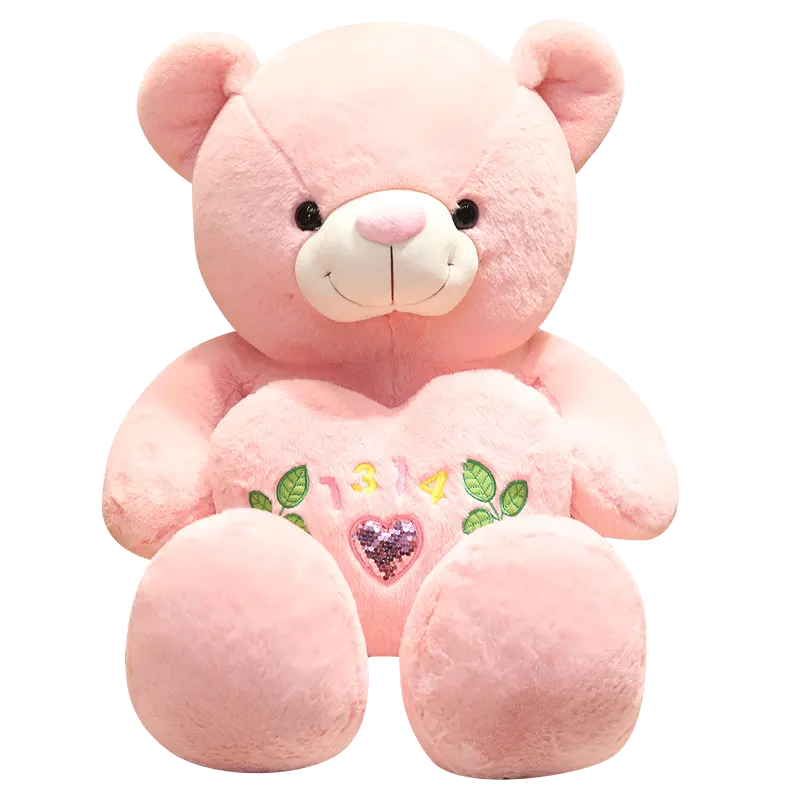 The factory wholesale big size teddy bear plush holiday love gift teddy bear doll girl birthday gift customized stuff doll