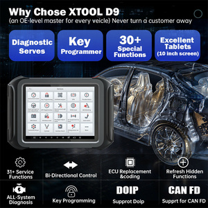 Automotive Diagnostic Scan Tool mit ECU-Codierung Programmierung Topologie modul Mapping 42 Services Schlüssel programmierung XTOOL D9 Pro - Product Image 5