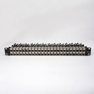 高密度1U 48端口STP FTP Cat5e Cat6 Cat6A配线架，带屏蔽梯形插孔 - Product Image 4