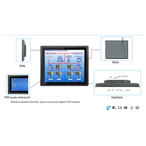 Capacitive Touch Screen Monitors Industrial Waterproof <strong>Computer</strong> Tablet Panel PC All in One with Win <strong>System</strong> - Product Image 3