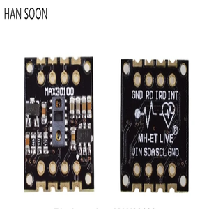Kalp hızı tıklayın MAX30100 modülü sensörü Arduino için/1.8V 3.3V 5V düşük güç MAX30102 kalp hızı oksijen darbe koparma