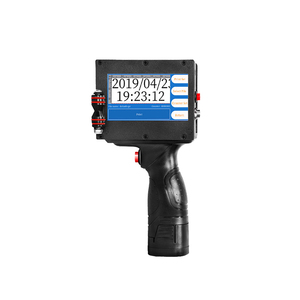 Mini impresora térmica portátil de inyección de tinta, imagen, código QR, máscara de número de serie, fecha de producto en línea con pantalla - Product Image 1