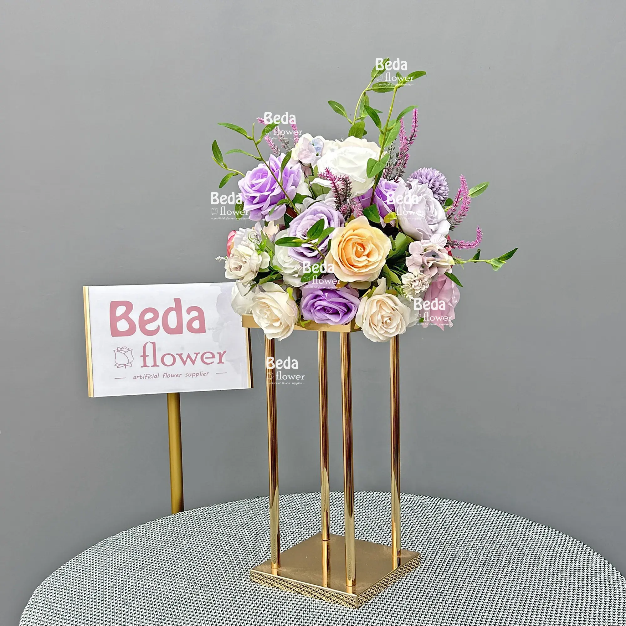 Beda fiore decorativo palla di seta rosa orchidea appeso glicine Magnolia elegante matrimonio fiore artificiale corridoio decorazione