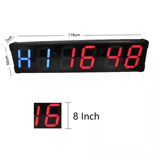 Ampio Display portatile da 8 pollici a LED orologio Fitness da palestra telecomando programmabile conto alla rovescia per conto alla rovescia per gli sport Timer di allenamento a intervalli - Product Image 2