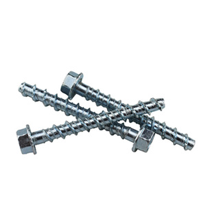 <strong>3</strong>/8&quot; X <strong>4</strong>&quot; Large Diameter CONFAST Zinc Plated Concrete <strong>Screw</strong> - Product Image 3
