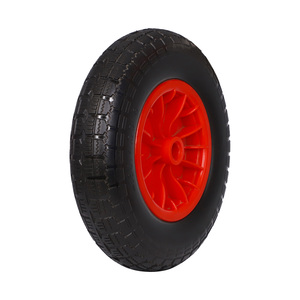 <strong>10</strong>&quot; Flat Free <strong>Tires</strong> Solid Rubber Tyre Wheels/4.<strong>10</strong>/3.50-4 Air Less <strong>Tires</strong> Wheels with <strong>5</strong>/8&quot; Center Bearings for Hand Truck/Trolley - Product Image 5